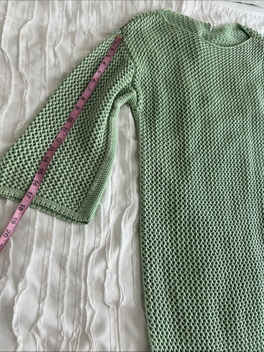 Young Fabulous & Broke Light Green Knit Dress - Picture 4 of 9